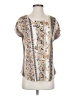 Style&Co 100% Polyester Paisley Ivory Short Sleeve T-Shirt Size S - photo 1