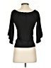Unbranded Black 3/4 Sleeve Top Size S - photo 2