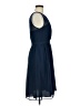 Planet Gold 100% Polyester Solid Blue Cocktail Dress Size 8 - photo 4