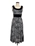 Perceptions Animal Print Black Cocktail Dress Size 8 - photo 1