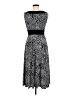 Perceptions Animal Print Black Cocktail Dress Size 8 - photo 2
