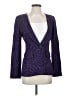 St. John Tweed Purple Blazer Size 2 - photo 1