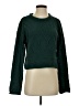 Derek Heart 100% Polyester Solid Green Pullover Sweater Size S - photo 1
