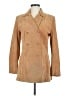 Bebe 100% Leather Tan Trenchcoat Size M - photo 1