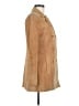 Bebe 100% Leather Tan Trenchcoat Size M - photo 4