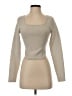 Babaton Tan Long Sleeve Top Size S - photo 1