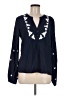 Ann Taylor LOFT 100% Polyester Blue Long Sleeve Blouse Size M - photo 1