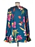 Entro 100% Polyester Teal Long Sleeve Blouse Size 1X - photo 2