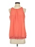 BCX 100% Polyester Orange Sleeveless Blouse Size S - photo 1