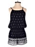 Soprano 100% Rayon Stars Blue Romper Size S - photo 1