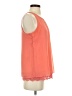 BCX 100% Polyester Orange Sleeveless Blouse Size S - photo 4
