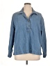 Faherty Blue Denim Jacket Size XL - photo 1