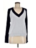 Red Haute Color Block Gray Pullover Sweater Size M - photo 1