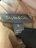 Style&Co 100% Polyester Argyle Gold Vest Size XL - photo 6