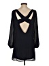 TOBI 100% Polyester Solid Black Casual Dress Size XS - photo 2