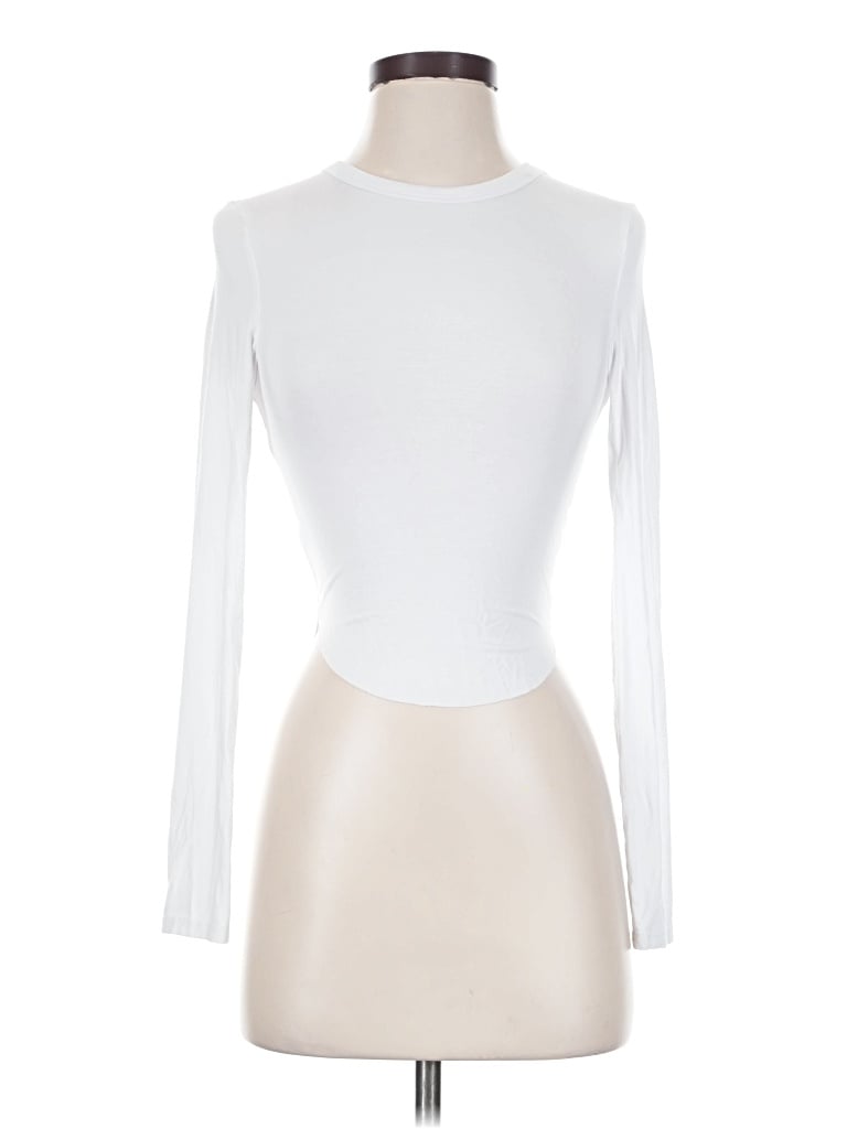 Pre-owned White Fox Long Sleeve T-shirt In White