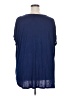 Avenue Blue Short Sleeve Blouse Size 30 - 32 Plus - photo 2