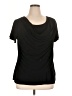 Roz & Ali Black Short Sleeve Top Size 1X - photo 1