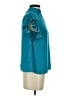 Maison d' Amelie 100% Polyester Teal Short Sleeve Blouse Size XS - photo 4