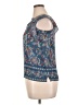 Unbranded 100% Polyester Blue Sleeveless Blouse Size 37 waist (estimated) - photo 5