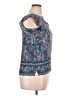 Unbranded 100% Polyester Blue Sleeveless Blouse Size 37 waist (estimated) - photo 4