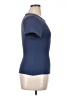 Unbranded Blue Short Sleeve Top Size XL - photo 4