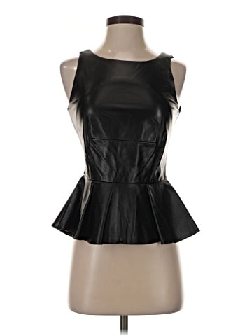 Amanda Uprichard Faux Leather Top (view 1)