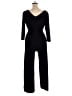 Clara Sun Woo 100% Polyester Solid Black Jumpsuit Size XL - photo 2