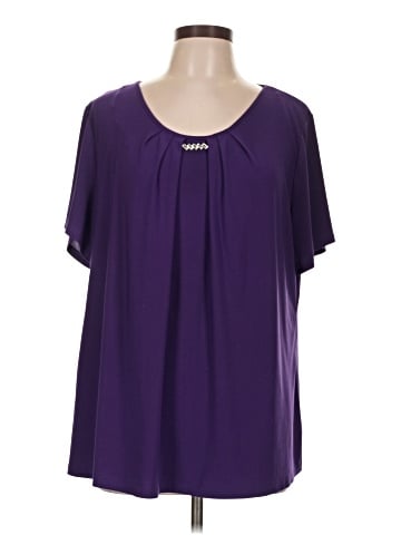 Notations Short Sleeve Blouse (view 1)