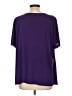 Notations Purple Short Sleeve Blouse Size 1X - photo 2
