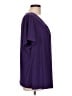 Notations Purple Short Sleeve Blouse Size 1X - photo 4