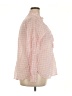 J.Crew Checkered-gingham Pink 3/4 Sleeve Blouse Size 20 - photo 4