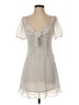 Unbranded 100% Polyester White Casual Dress Size S - photo 1