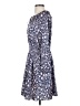 J.Crew 100% Polyester Paisley Blue Casual Dress Size S - photo 5
