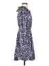 J.Crew 100% Polyester Paisley Blue Casual Dress Size S - photo 4