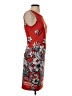 Venus Graphic Red Cocktail Dress Size S - photo 4