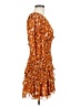 Bardot 100% Polyester Polka Dots Orange Cocktail Dress Size 6 - photo 4