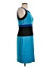Calvin Klein Color Block Blue Cocktail Dress Size 10 - photo 4
