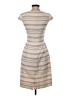 J.Crew 100% Polyester Stripes Tan Casual Dress Size 2 - photo 2
