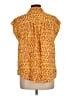 Maeve by Anthropologie 100% Viscose Yellow Sleeveless Button-Down Shirt Size L - photo 2