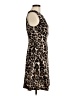 Connected Apparel Animal Print Brown Cocktail Dress Size 6 - photo 4
