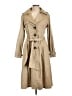 Zara Basic 100% Polyester Tan Trenchcoat Size L - photo 1