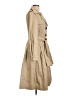 Zara Basic 100% Polyester Tan Trenchcoat Size L - photo 4