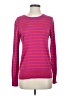 Banana Republic Stripes Pink Silk Pullover Sweater Size S - photo 1