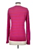 Banana Republic Stripes Pink Silk Pullover Sweater Size S - photo 2