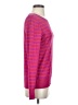 Banana Republic Stripes Pink Silk Pullover Sweater Size S - photo 4
