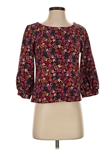 Maeve by Anthropologie 3/4 Sleeve Blouse (view 1)