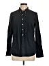 Gap 100% Cotton Polka Dots Black Long Sleeve Button-Down Shirt Size L - photo 1