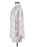 Splendid 100% Viscose Plaid Purple Long Sleeve Button-Down Shirt Size M - photo 5