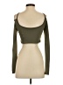 FIVE Green Long Sleeve Top Size S - photo 2